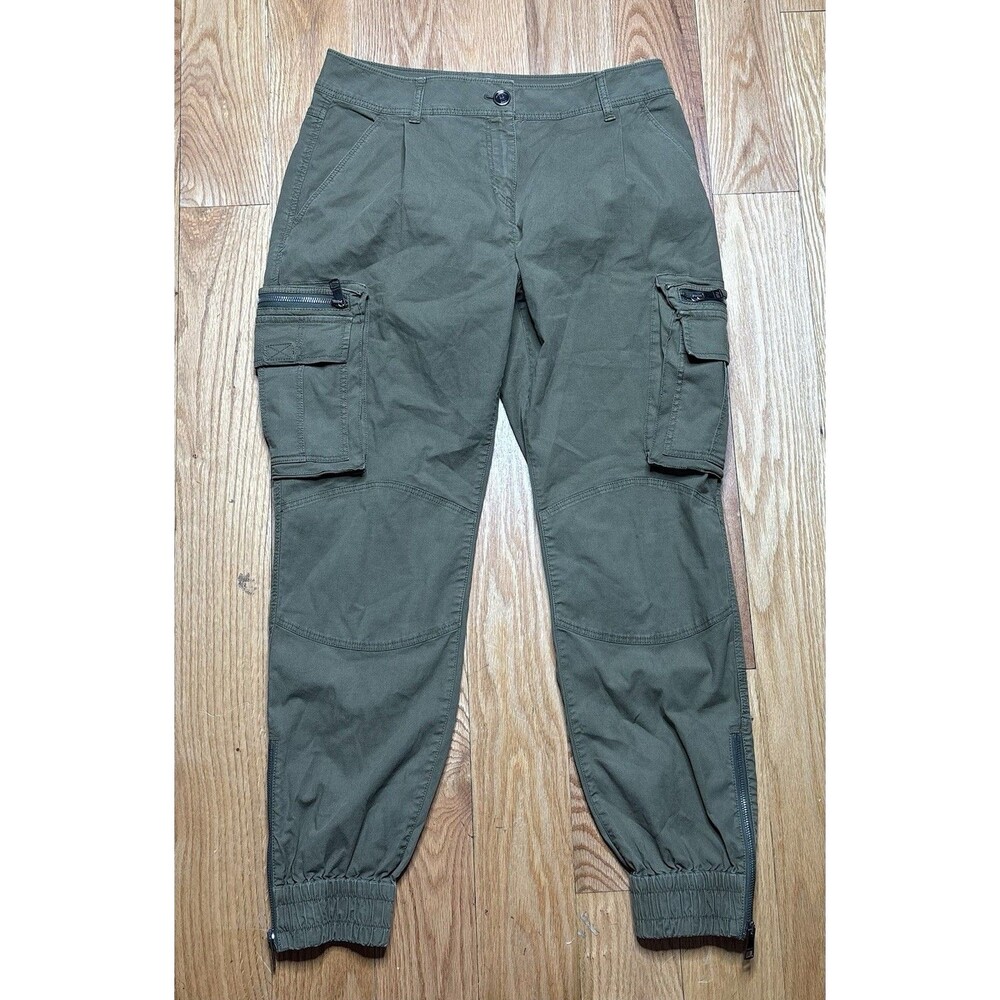Burberry Brit Cargo Pants y2k swag archive retro Khaki Women's USA Sz 8 UK 10